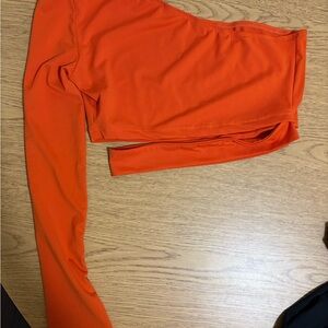 SHEIN Bold Orange Top